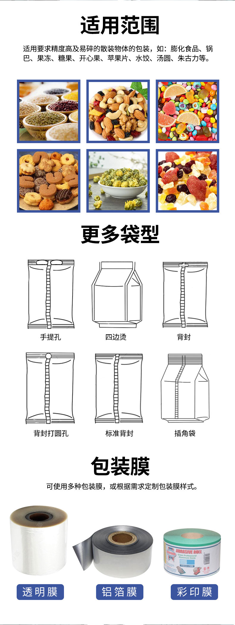 全自動(dòng)稱(chēng)重式顆粒包裝機(jī)